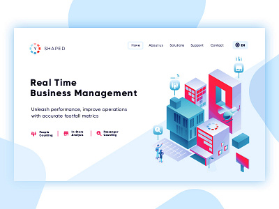 Business Management Website Concept