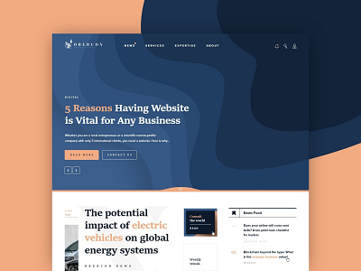 Obercon Consulting – Corporate Website business concept consulting design finance mainpage marketing obercon web webdesign website
