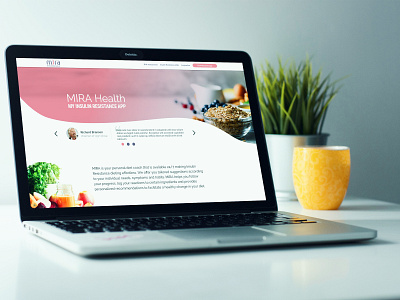 Mira - Landing page - homepage branding design elotta landing page mira tegri uidesign