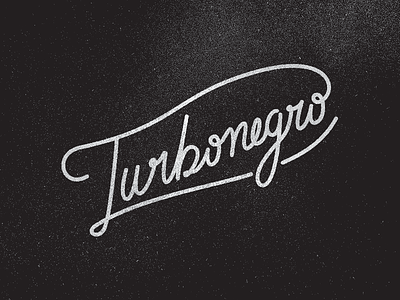 Turbonegro lettering turbonegro