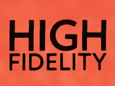High Fidelity black red texture type