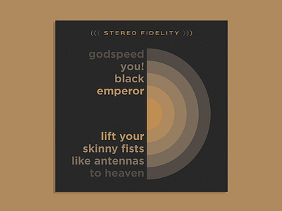 lift your skinny fists album cover gybe modernism record typography