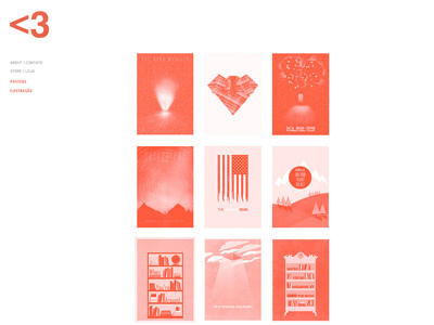 Portfolio update 960 design grid heart hover portfolio red thumbnail web