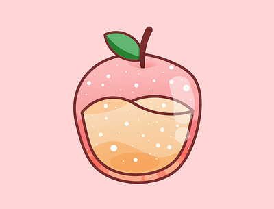 Apple apple apples cute design food fruit fruity graphic happy illustration kawaii minimal pastel