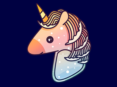 Unicorn cute design digital fantasy graphic happy illustration kawaii kid minimal mystical mythical pastel unicorn unicorns