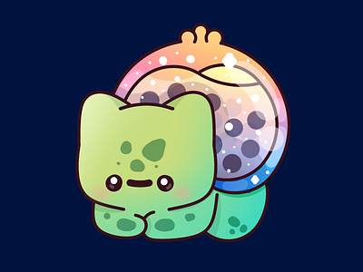 Bobasaur by THE LADY on Dribbble