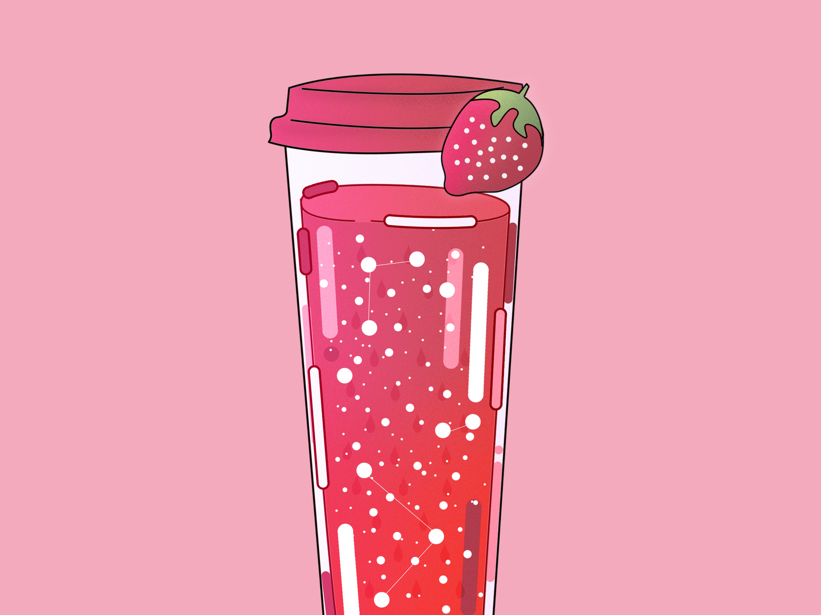 Bubble Tea by THE LADY on Dribbble