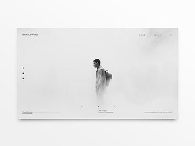 Brunels World Landing Inspiration / Concept branding landing photography typography ui web website