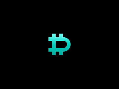 Deribit Logo blockchain brand branding crypto design identity illustration illustrator logo minimal