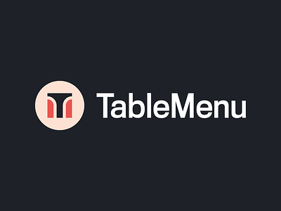 Sit down at the Table Menu branding monogram tm tm monogram