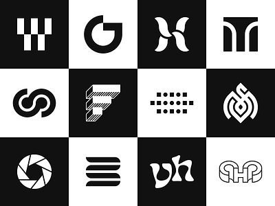 Los Logos branding custom type logo monogram