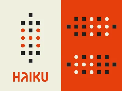 Haiku 2, Electric Boogaloo branding custom type grid icon identity lettering monogram typography