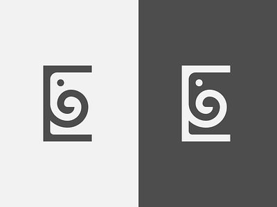 Accidental Elephant branding custom type geometric icon identity lettering logo monogram thick lines typography