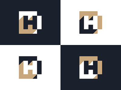 Hawley Digital branding custom type geometric grid h logo h monogram hd hd logo hd monogram lettering monogram typography