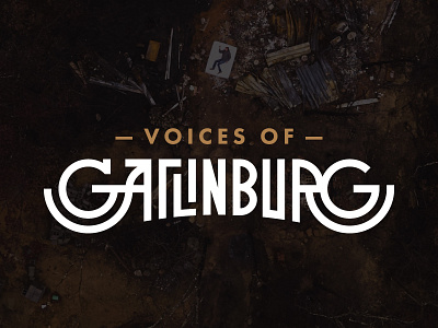 voicesofgburg.com custom type futura gatlinburg lettering typography voicesofgatlinburg voicesofgburg