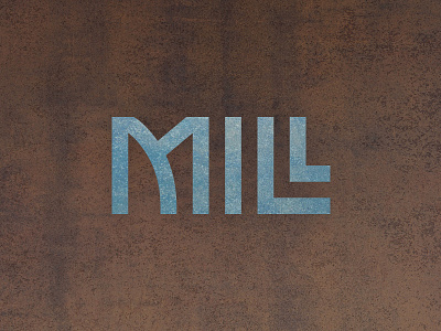 Milly Mill custom type handdrawn type lettering ligature ll ligature typography