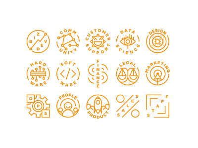 Conference Icons geometric icon icon set icons illustration simple thin lines