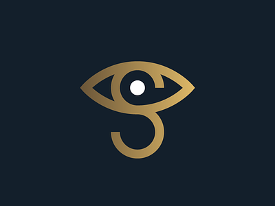 Putting the “S” in Horus eye icon illustration monogram