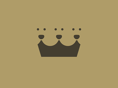 Three Dog Farm crown dog dogs icon icons logo negative space