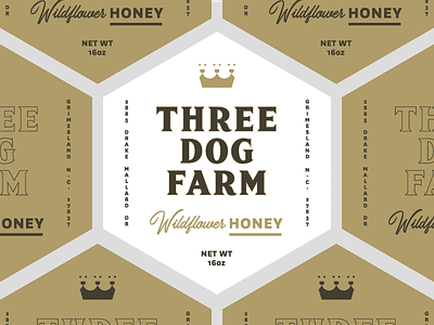 3DF Wildflower Honey Labels