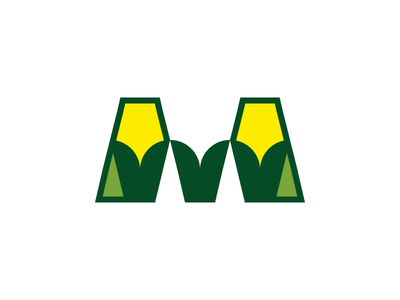 Maize Monogram m monogram monograms mexican restaurant identity restaurant brand restaurant branding visual identity identity brand branding