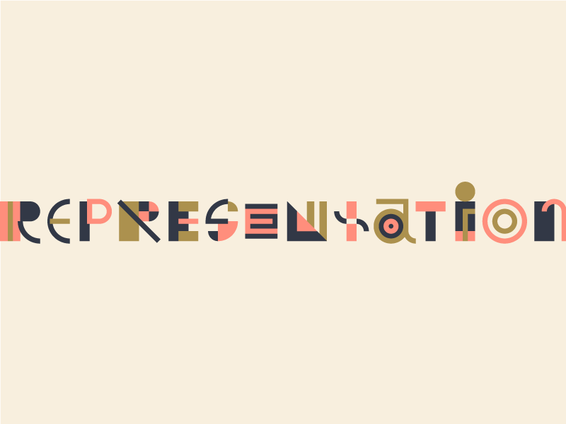 Matters editorial illustration geometric letters lettering type custom type typography