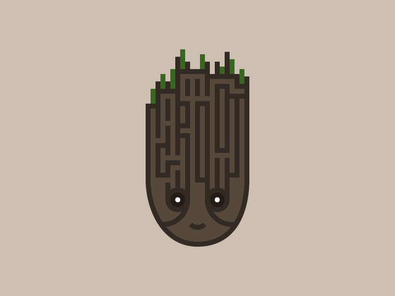 10 Days... typography i am groot character character design illustration guardians of the galaxy groot infinity war avengers