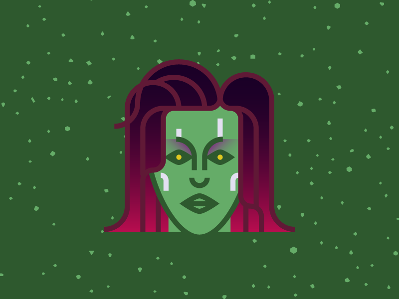 Dribbble.gamora