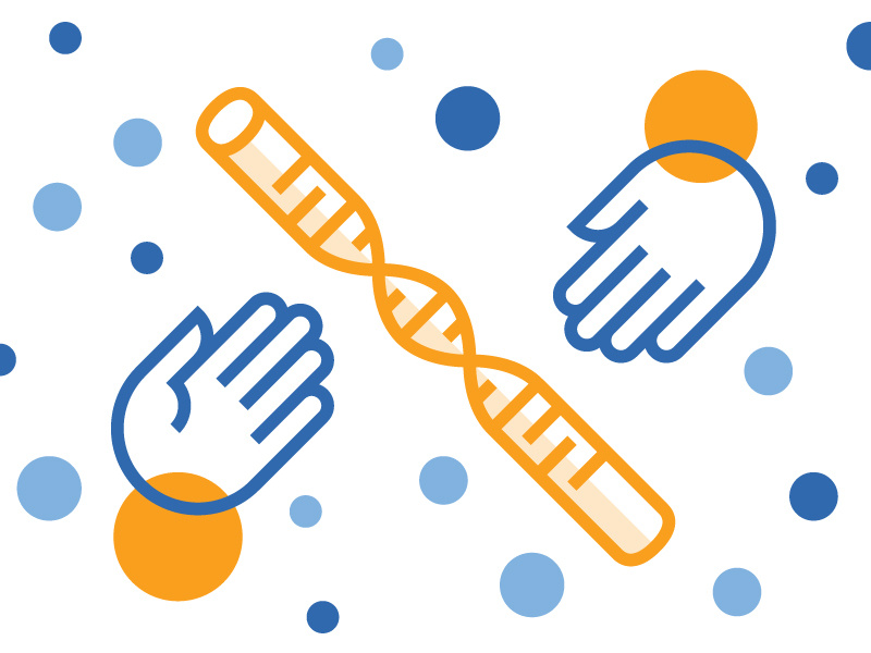 Delegating Culture icon set editorial illustration baton hands dna publication illustration identity icon editorial branding brand