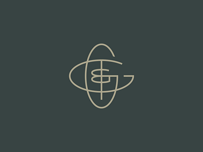 WIP GG&T ampersand monogram thin line typography