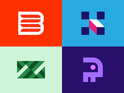 B→K→R→Z logo logo design logos monogram logo