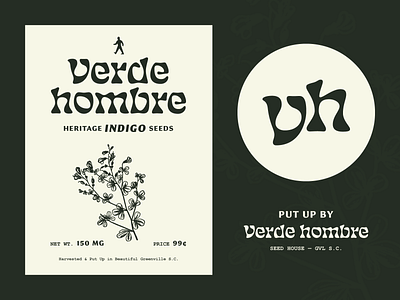 ¡Hola, Hombre! illustration seeds typography