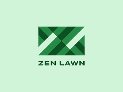 The Zen of Logos branding custom type green grid logo monogram typography z z monogram