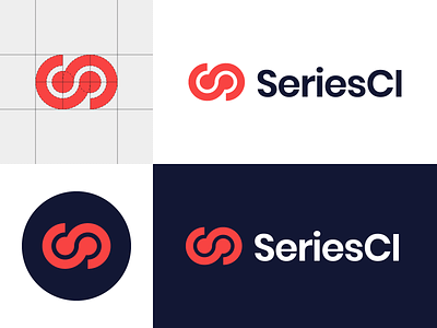 Continuous Integration branding icon infinity symbol monogram s monogram typography