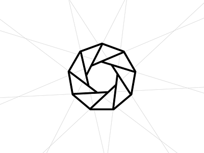 Enneagraph Co. 9 brand brand identity enneagon enneagram geometric grid icon identity logo nine nonagon symbol