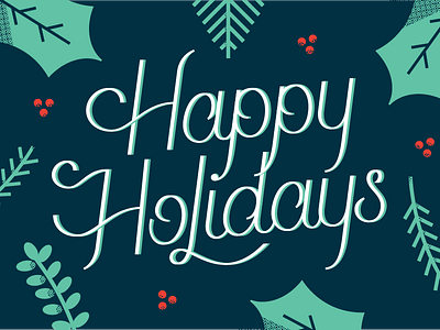 Holiday Card by Jason Tiberio for ZoCo Design on Dribbble