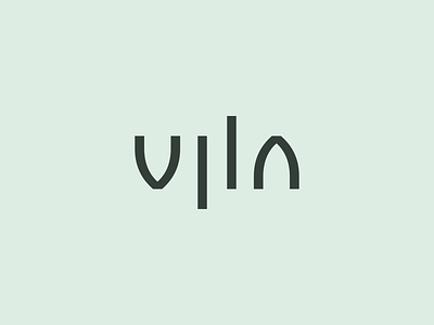 vlla (brother) brand identity branding design graphic design logo logo design startup branding typography