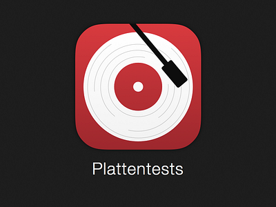 Plattentests App Icon iOS7 app icon ios7