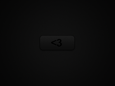 Black <3 Button 3 black button heart ui