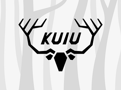 KUIU Hunting Gear Logo animal branding dear design flat hunting icon kuiu logo mark symbol type