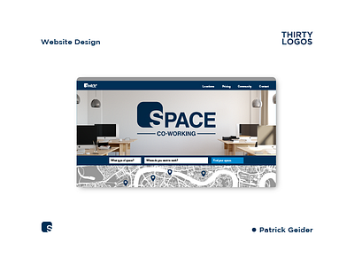 Space Logo Identity - Part 1 of 3 branding design icon logo thirtylogos type typography website