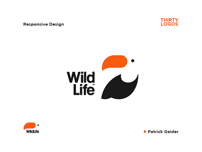 Wildlife™️ Logo Identity - Part 2 of 3 branding design flat icon logo thirtylogos type typography