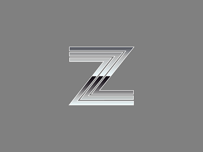 Z for 36daysoftype 36days 36daysoftype abstract icon letter logo mark metal retro type