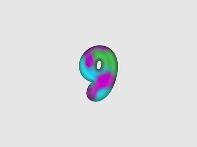 6 for 36daysoftype 36days 36daysoftype abstract bubble icon letter logo mark type