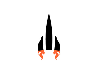 Rocket Logo branding design flat identity logo mark roacket symbol