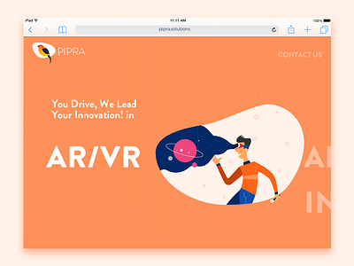 AR or VR ar art branding colours cool design illustration layout tab vr