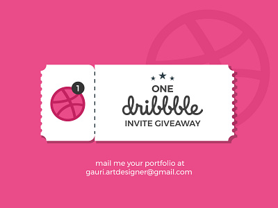 One Dribbble invite Giveaway adobe illustrator dailyui dribbble dribbbleinvite giveway illustration ui