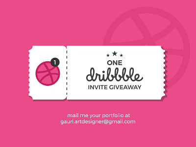 One Dribbble invite Giveaway