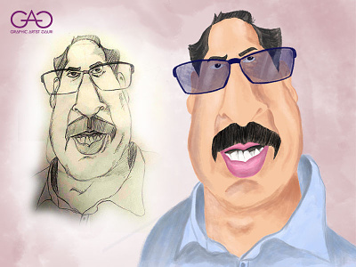 Caricature of Uddhav Thakrey adobe photoshop caricature concept art coronavirus dribbble illustration politician portrait portrait painting sketch