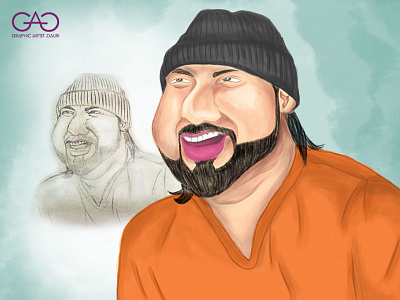 Yo Yo Honey Singh - Caricature adobe photoshop caricature digital painting digitalart painting portrait sketch